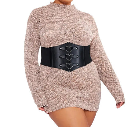 Plus Size Wide Waist Belt for Dresses and Suits