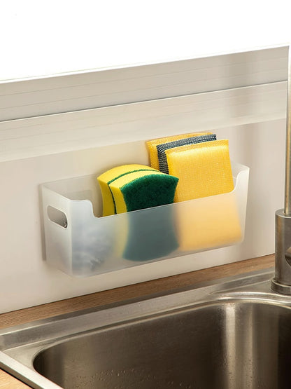 Wall-Mounted Kitchen Storage Box for Plastic Wrap