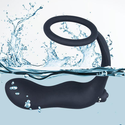 Vibrating Locking Ring and G-Spot Anal Plug Toys