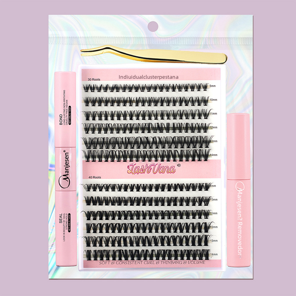 DIY Segment False Eyelash Set for Natural Look