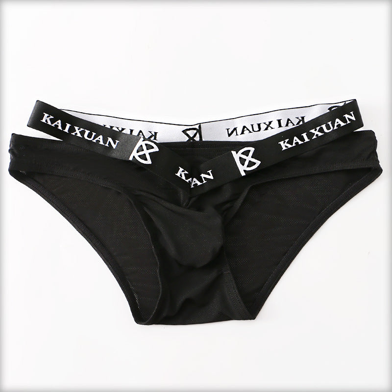 Ice Silk Men's Briefs Underwear for Comfort