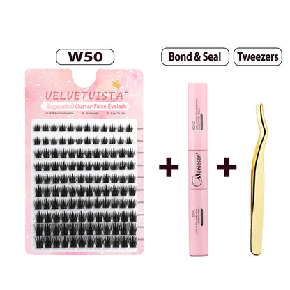 DIY Segment False Eyelash Set for Natural Look