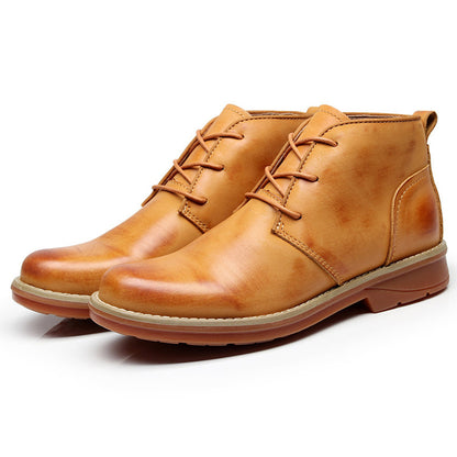 Martin Shoes Breathable Genuine Leather Business Shoes