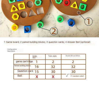 Montessori Shape Matching Game