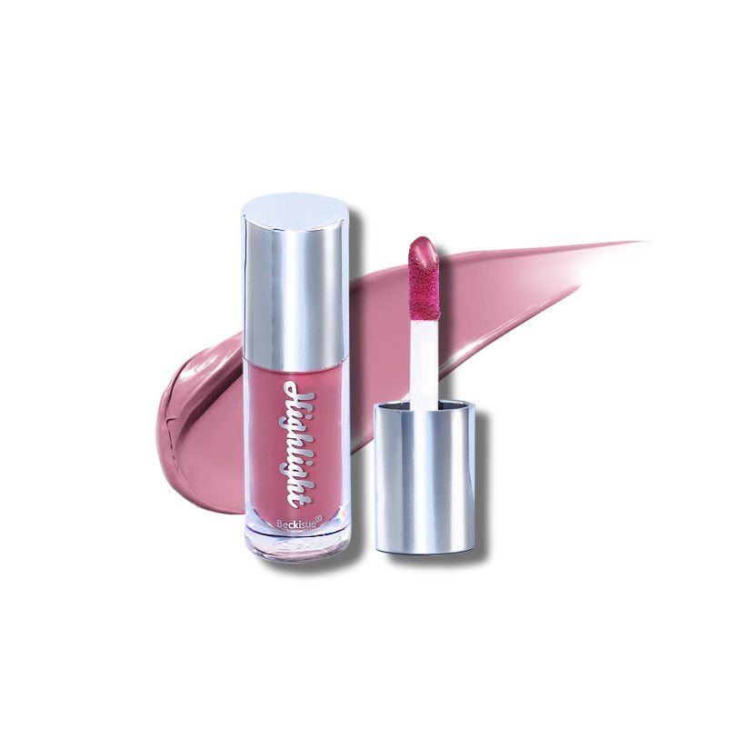 High Gloss Nude Lip Gloss with Thick Water Light Finish