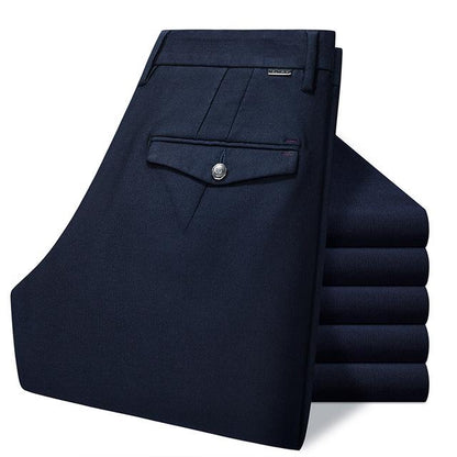 Solid Color Men's Casual Slim Fit Pants