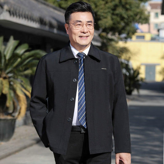 Autumn Casual Lapel Jacket for Men
