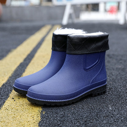 Men's Short Tube Water Shoes for Autumn and Winter