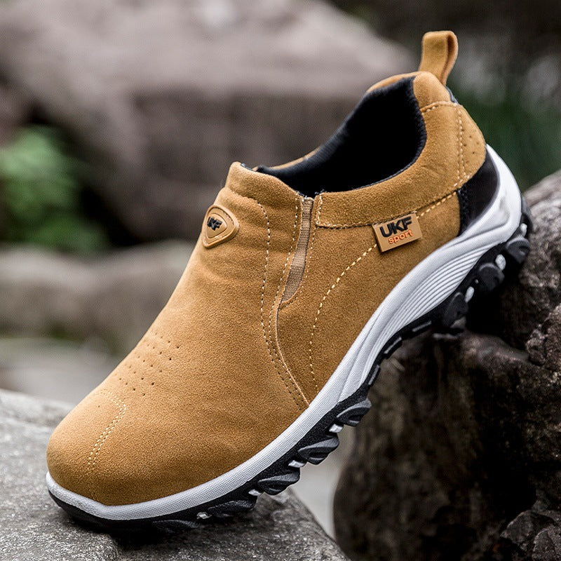 Men's Waterproof Outdoor Hiking Shoes - Non-Slip Design