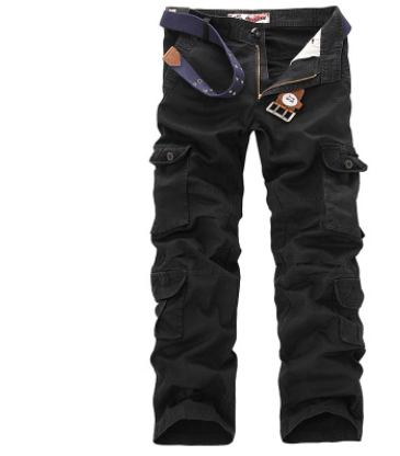 Men's XL Multi-Pocket Casual Tooling Trousers