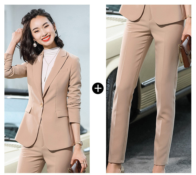 Women's Stylish Suit Set for Work - Korean Fashion