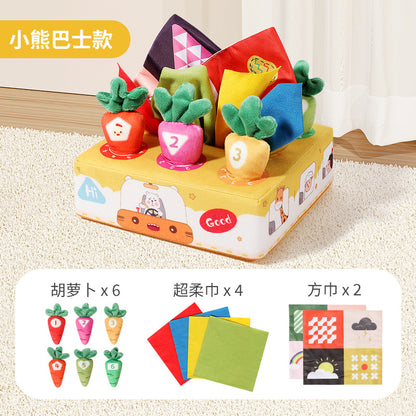 Plush Carrot Pulling Toy