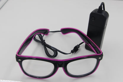 New LED Glow Glasses, EL Light-Up Toy Glasses