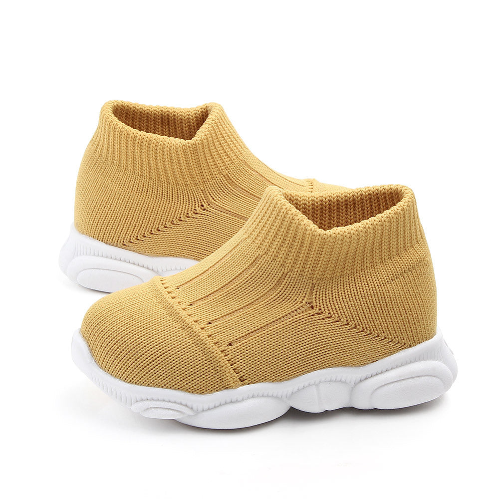 Breathable Knitted Soft Sole Baby Walking Shoes
