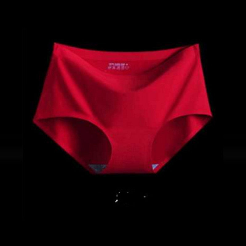 Seamless Ice Silk Women's Breathable Hipster Underwear