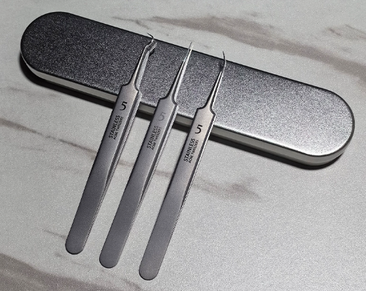 Stainless Steel Pimple Extractor Tool Set (3 Pieces)