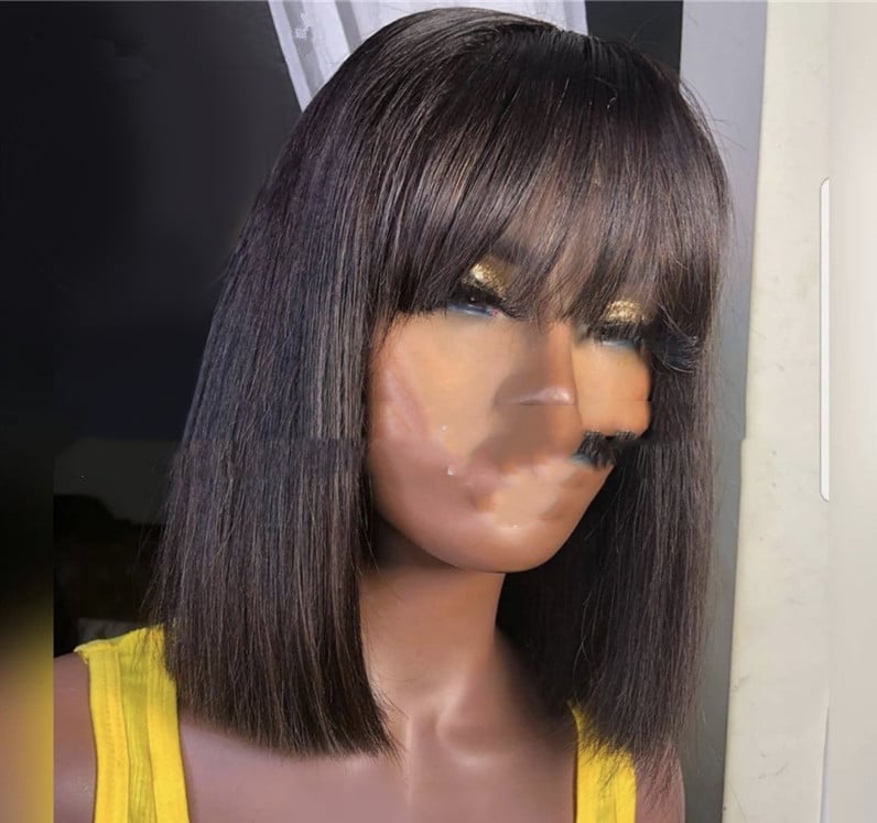 Blonde Short Straight Bobo Wigs for Women