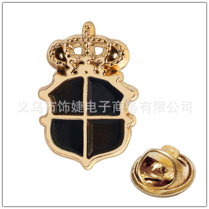 Mini Round Lotus Petal Brooch for Shirts and Suits