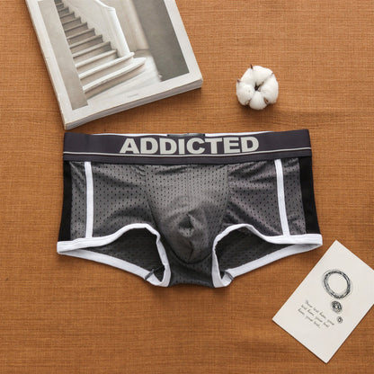 Soft and Breathable Men's Elastic Boxer Shorts