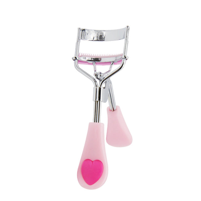 Black Eyelash Clip with Comb and Heart Fan Comb