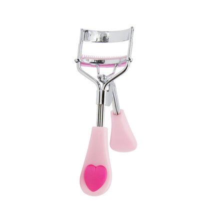 Black Eyelash Clip with Comb and Heart Fan Comb