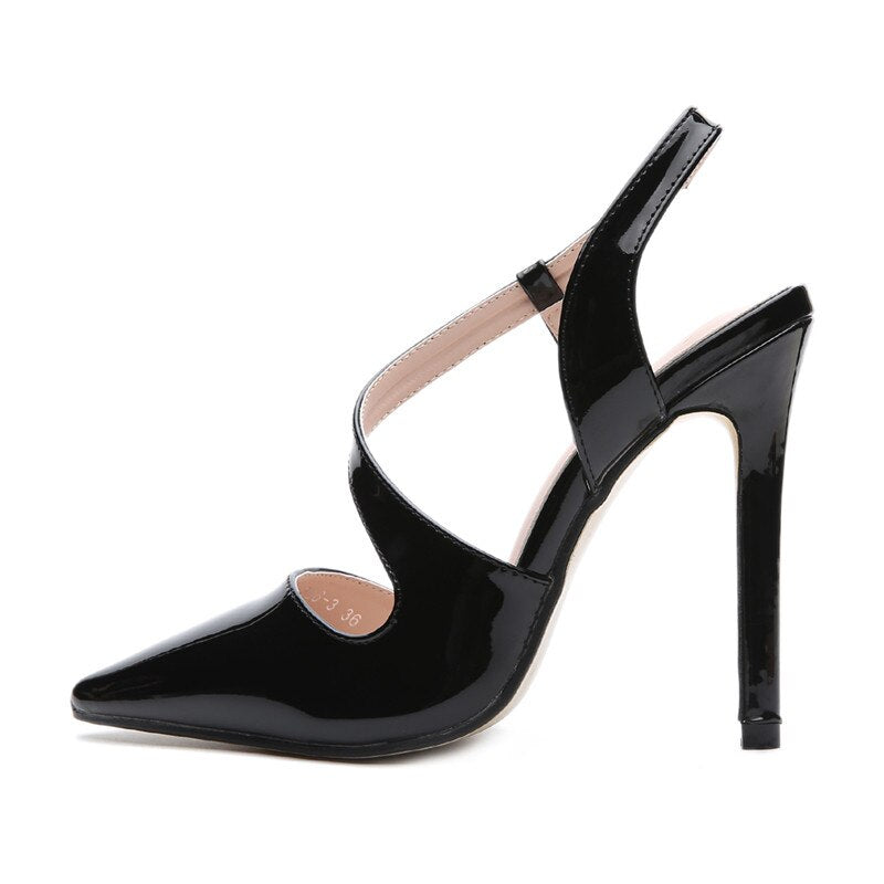 2019 Summer Fashion Pointed Toe High Heel Sandals