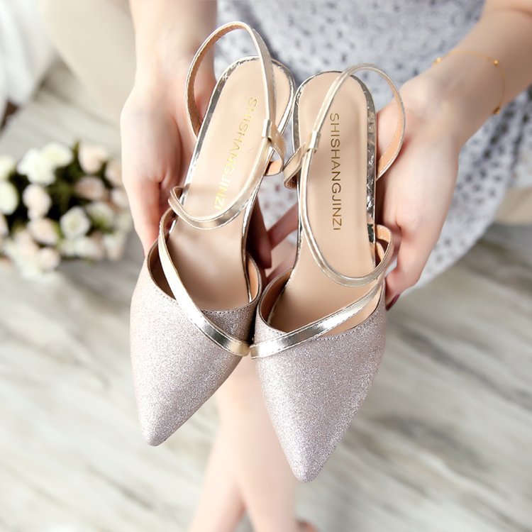 New Women's Summer Heeled Sandals 2018 - Pointed Toe