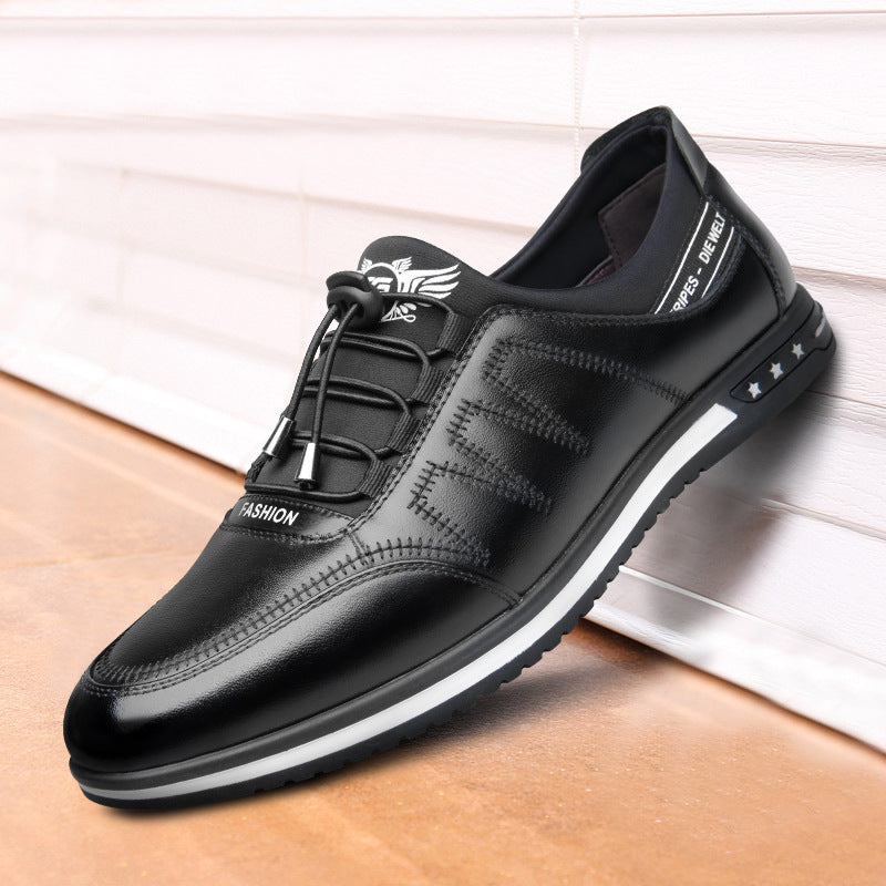 Stylish Men's Leather Shoes for Youth Fashion
