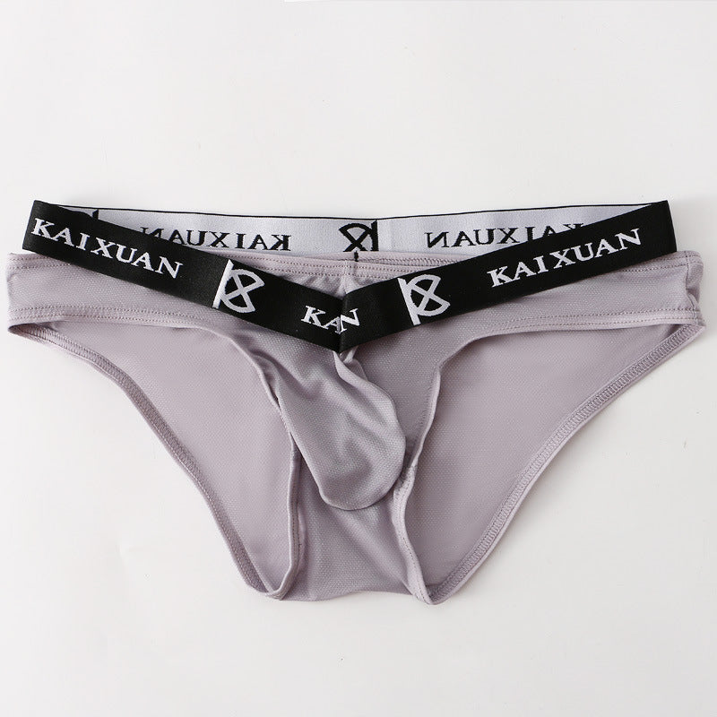 Ice Silk Men's Briefs Underwear for Comfort