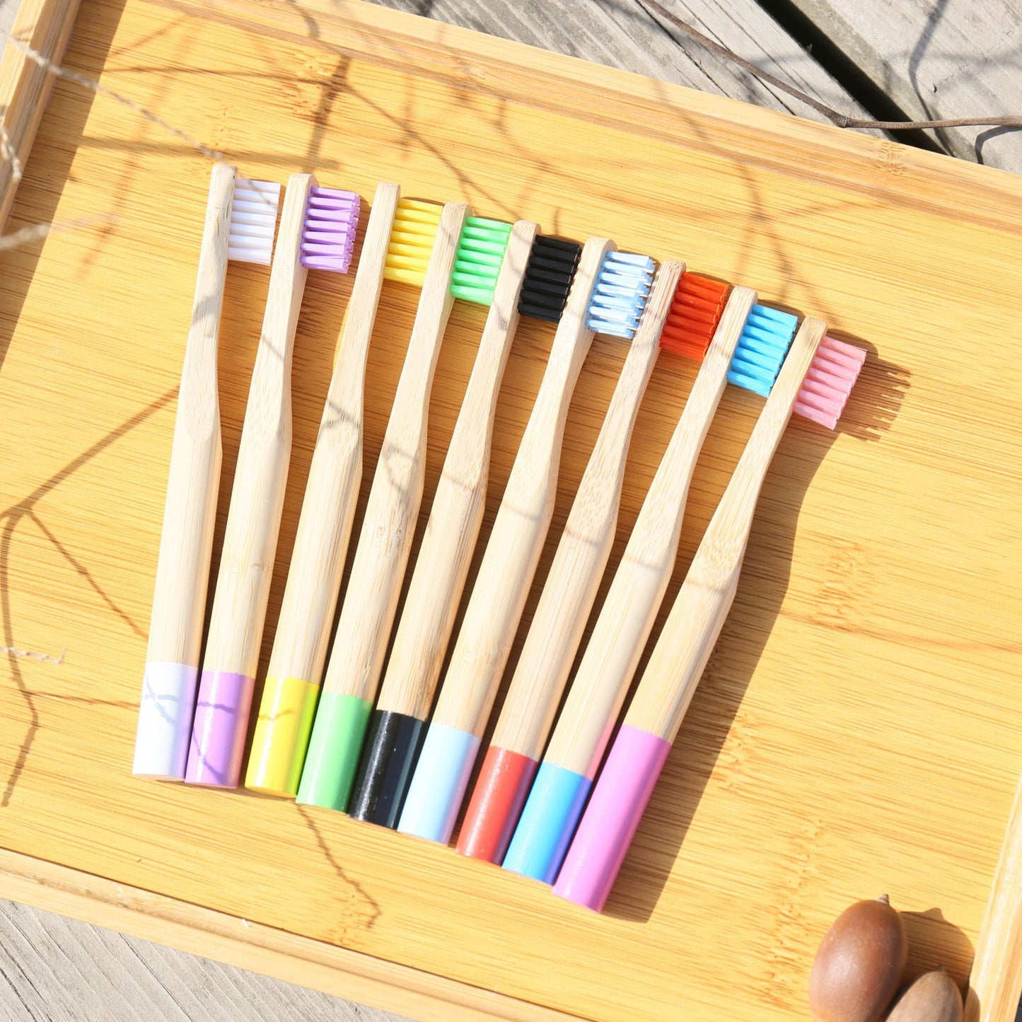 Children's Soft Bristle Toothbrush with Colorful Handle