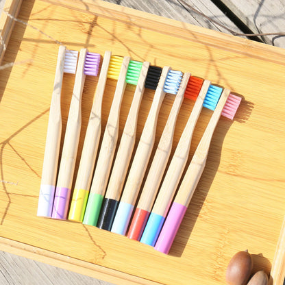 Children's Soft Bristle Toothbrush with Colorful Handle