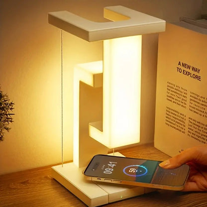 Wireless Charging Desk Lamp with Anti-Gravity Design