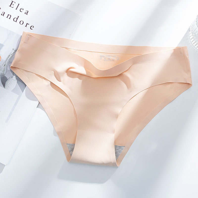 New Women's Ice Silk Seamless Breathable Underwear