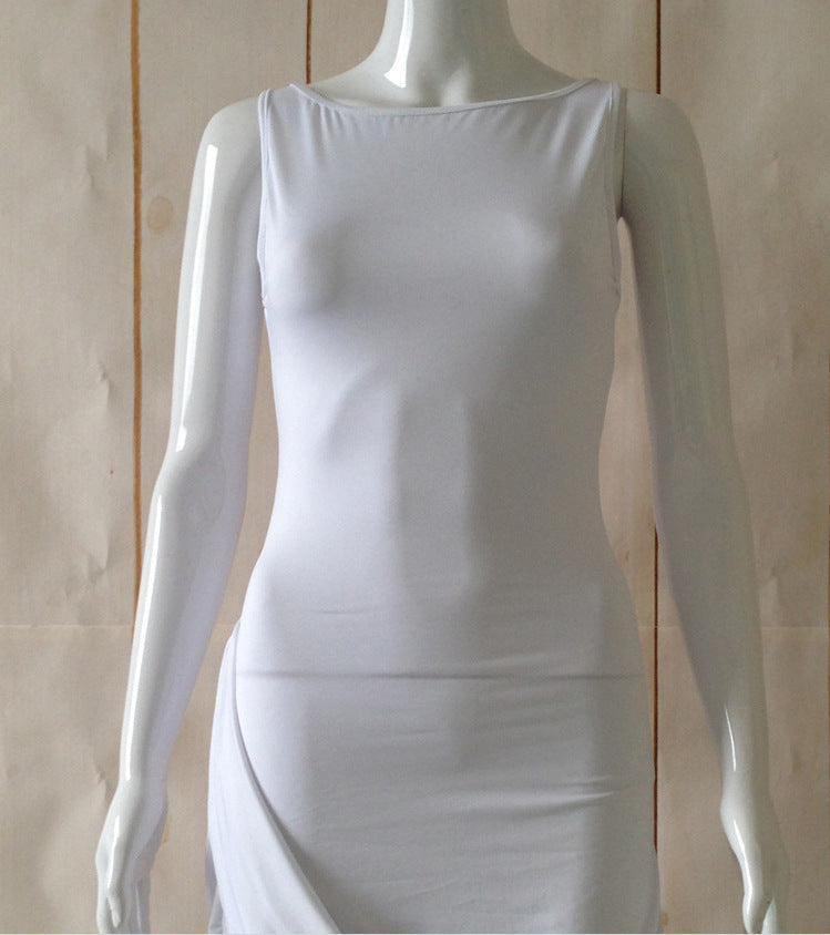 Sexy Asymmetrical Leg-Showing Club Dress