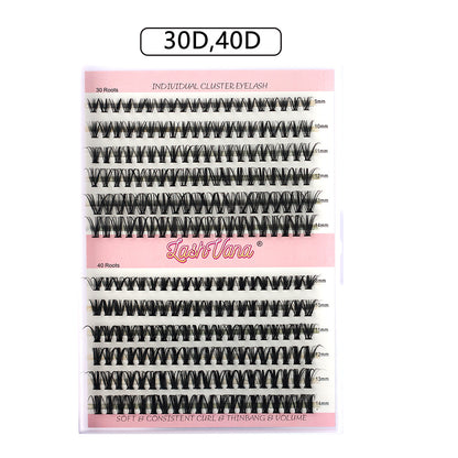 DIY Segment False Eyelash Set for Natural Look