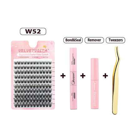 DIY Segment False Eyelash Set for Natural Look