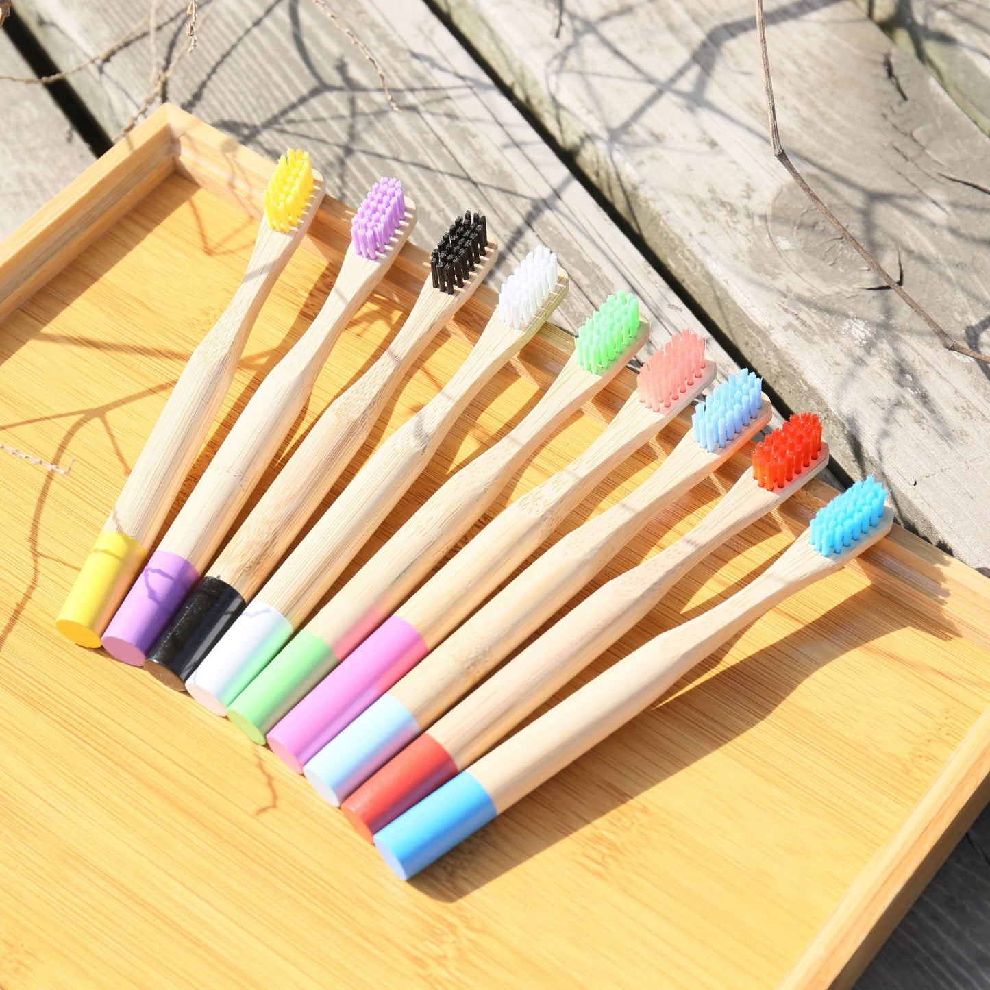 Children's Soft Bristle Toothbrush with Colorful Handle