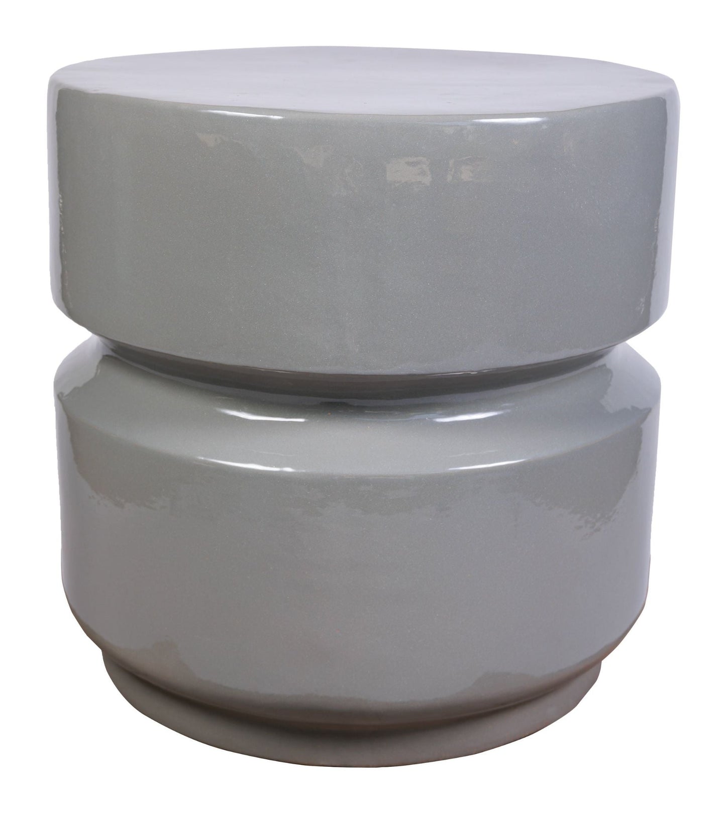 Balance Glazed Ceramic Patio Stool