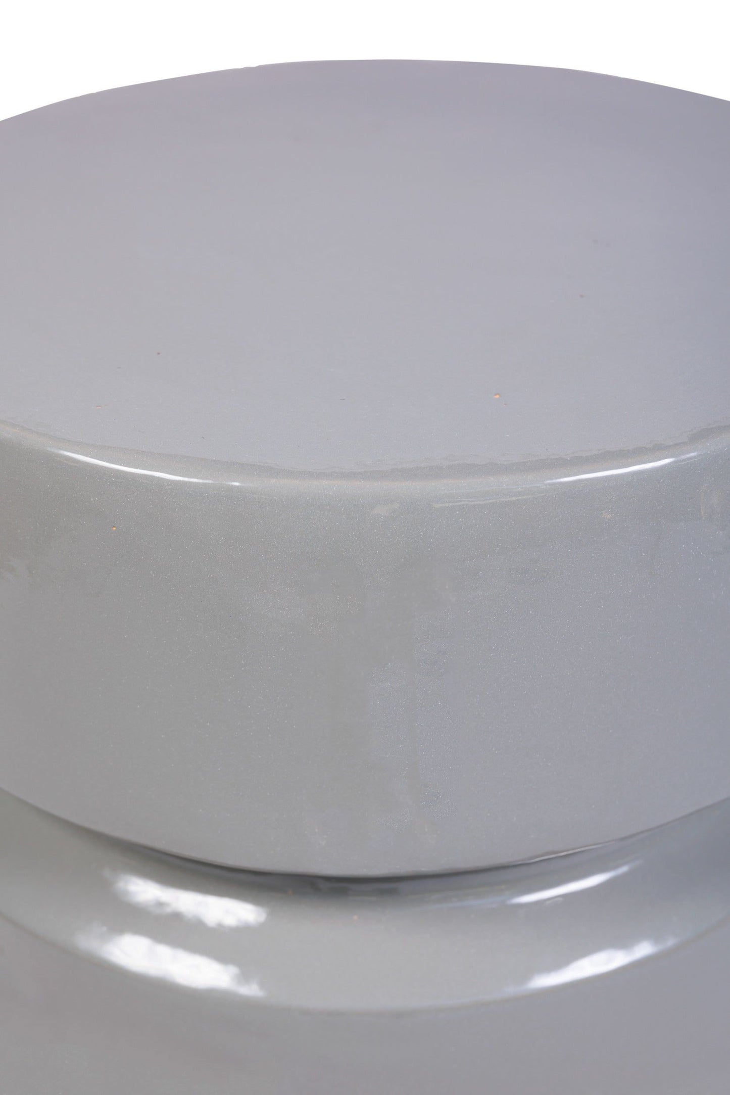 Balance Glazed Ceramic Patio Stool