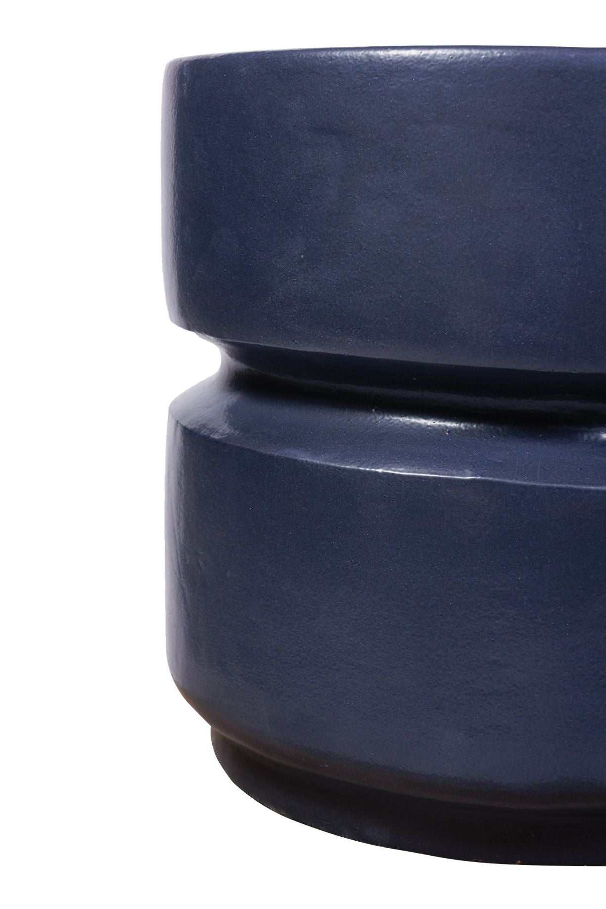 Balance Glazed Ceramic Patio Stool
