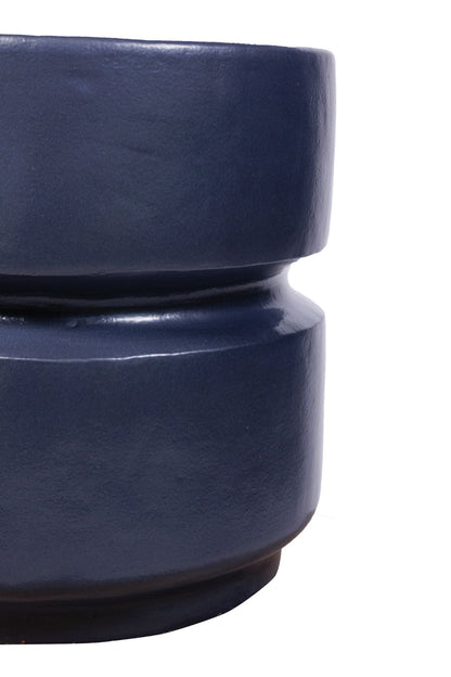 Balance Glazed Ceramic Patio Stool