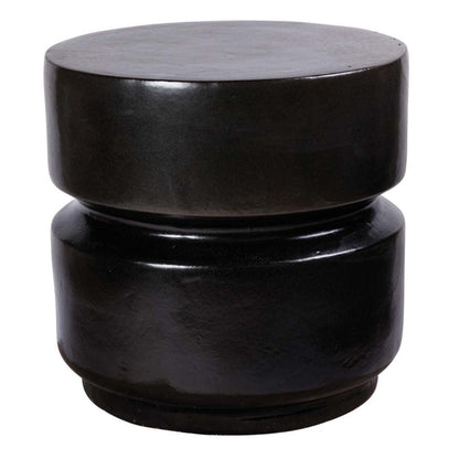 Balance Glazed Ceramic Patio Stool
