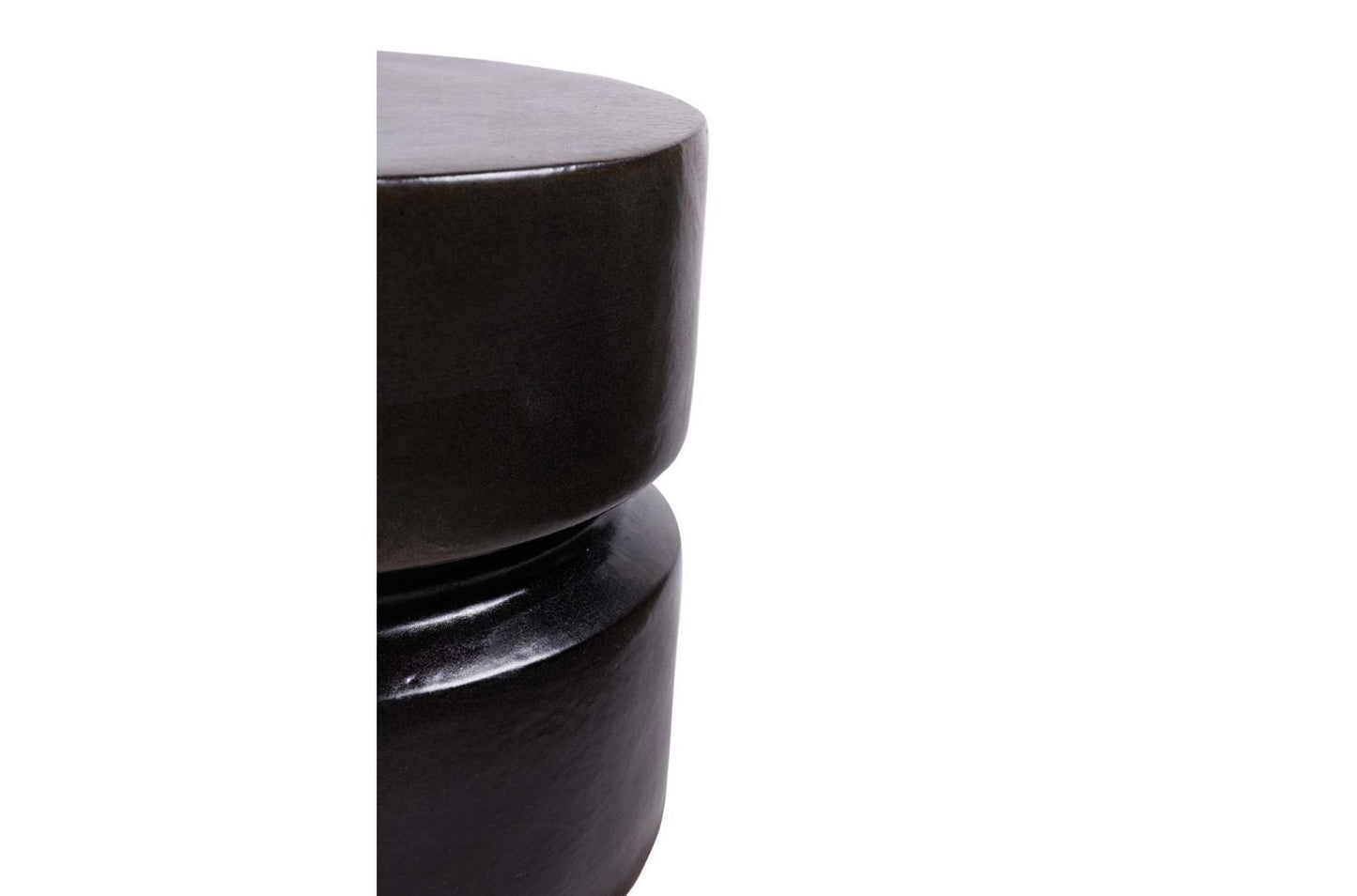 Balance Glazed Ceramic Patio Stool