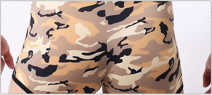 Men's Camouflage Wrestling Bodysuit and Underwear