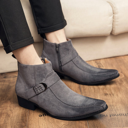 Men's Casual Leather Shoes - Fashion Trend for Personality