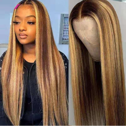 Medium Length Straight Colored Women's Wigs