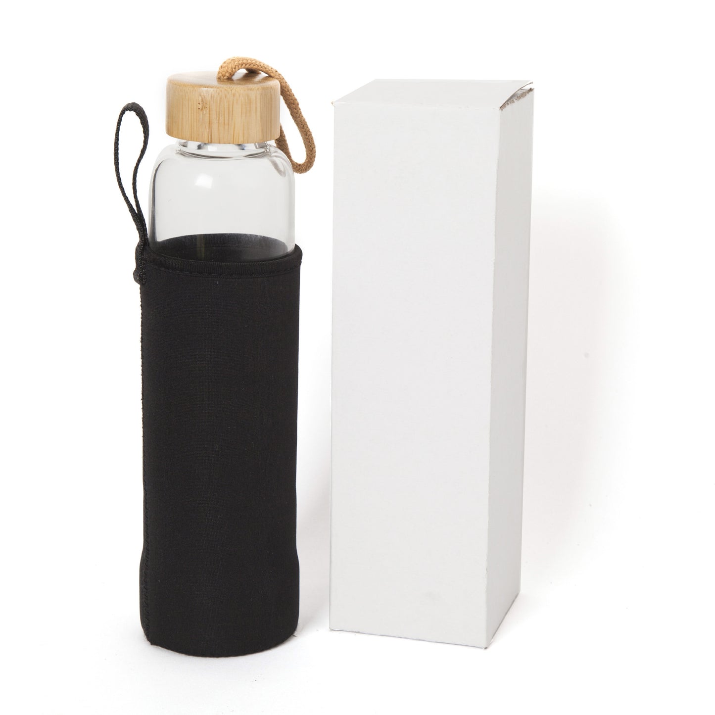 Natural Crystal Quartz Stone Energy Glass Water Bottle