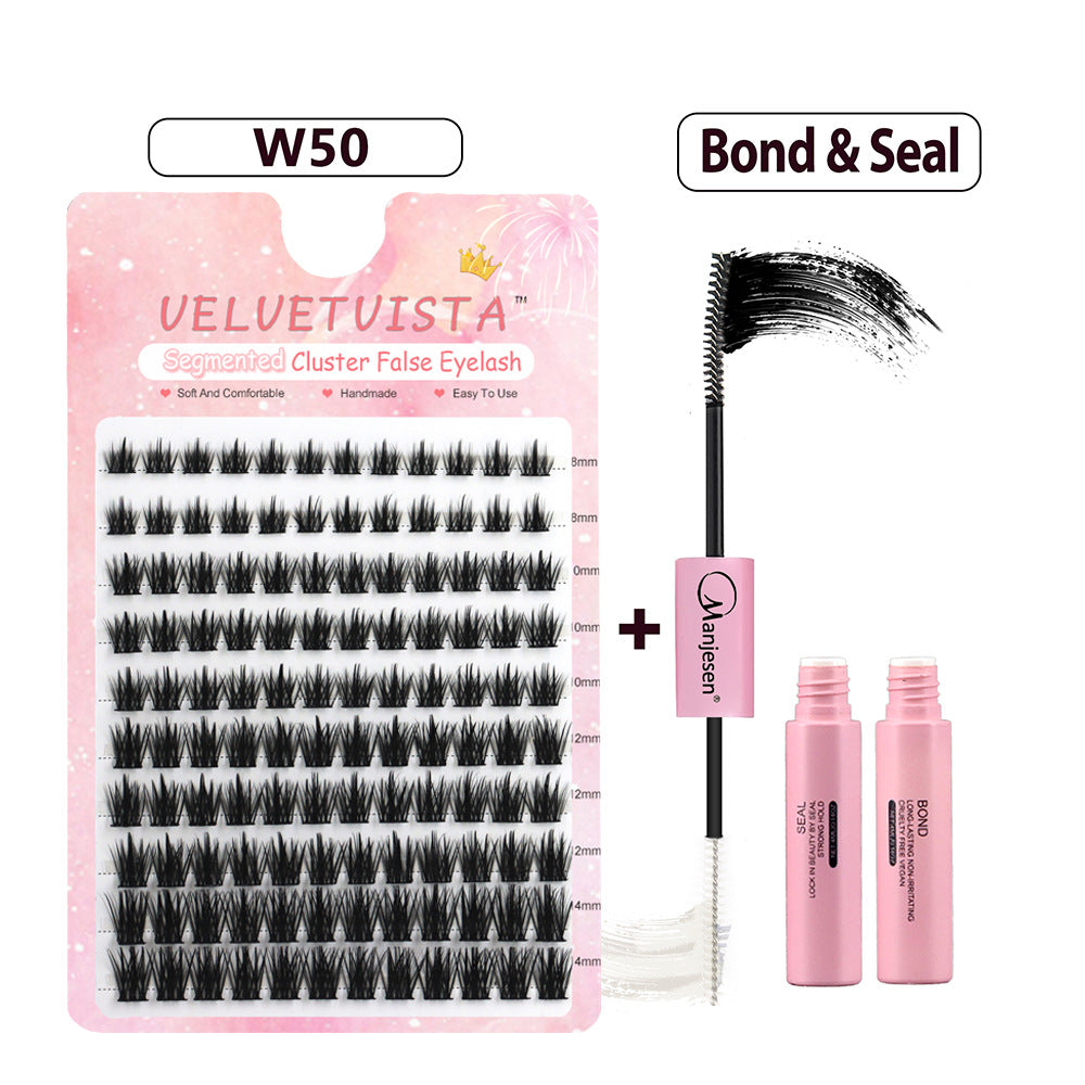 DIY Segment False Eyelash Set for Natural Look