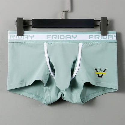 Soft and Breathable Men's Elastic Boxer Shorts