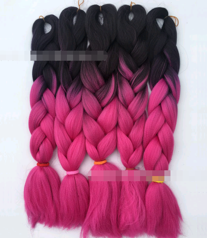 African Jumbo Braids Synthetic Hair Wig Extensions